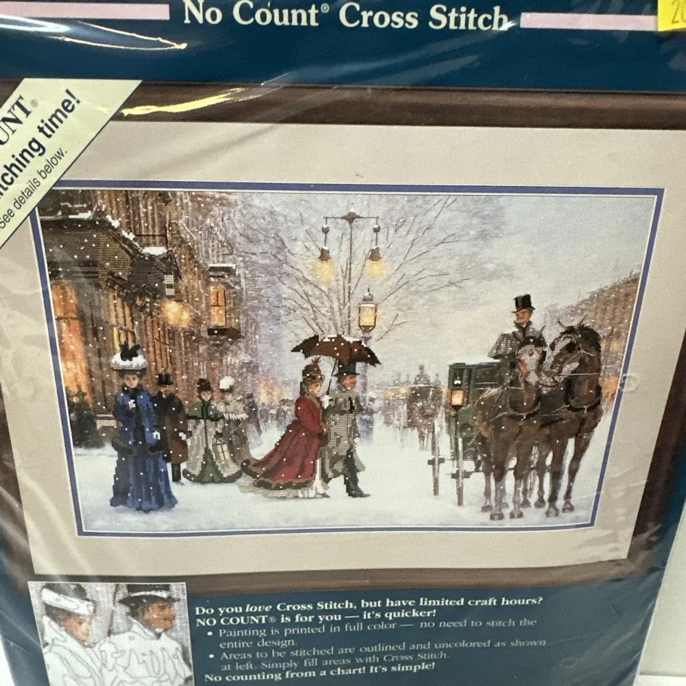Sunset No Count Cross Stitch Kit #13923 Gracious Era Alan Maley 1994 New